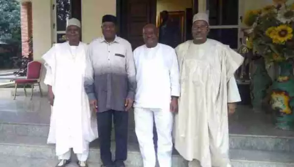 PDP Former Ministers Pay Jonathan A Sallah Visit(Photos)